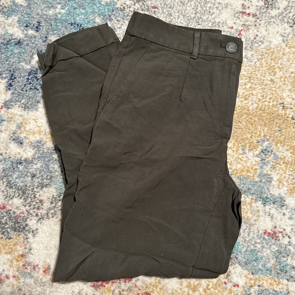 Women’s dark green Loft trousers